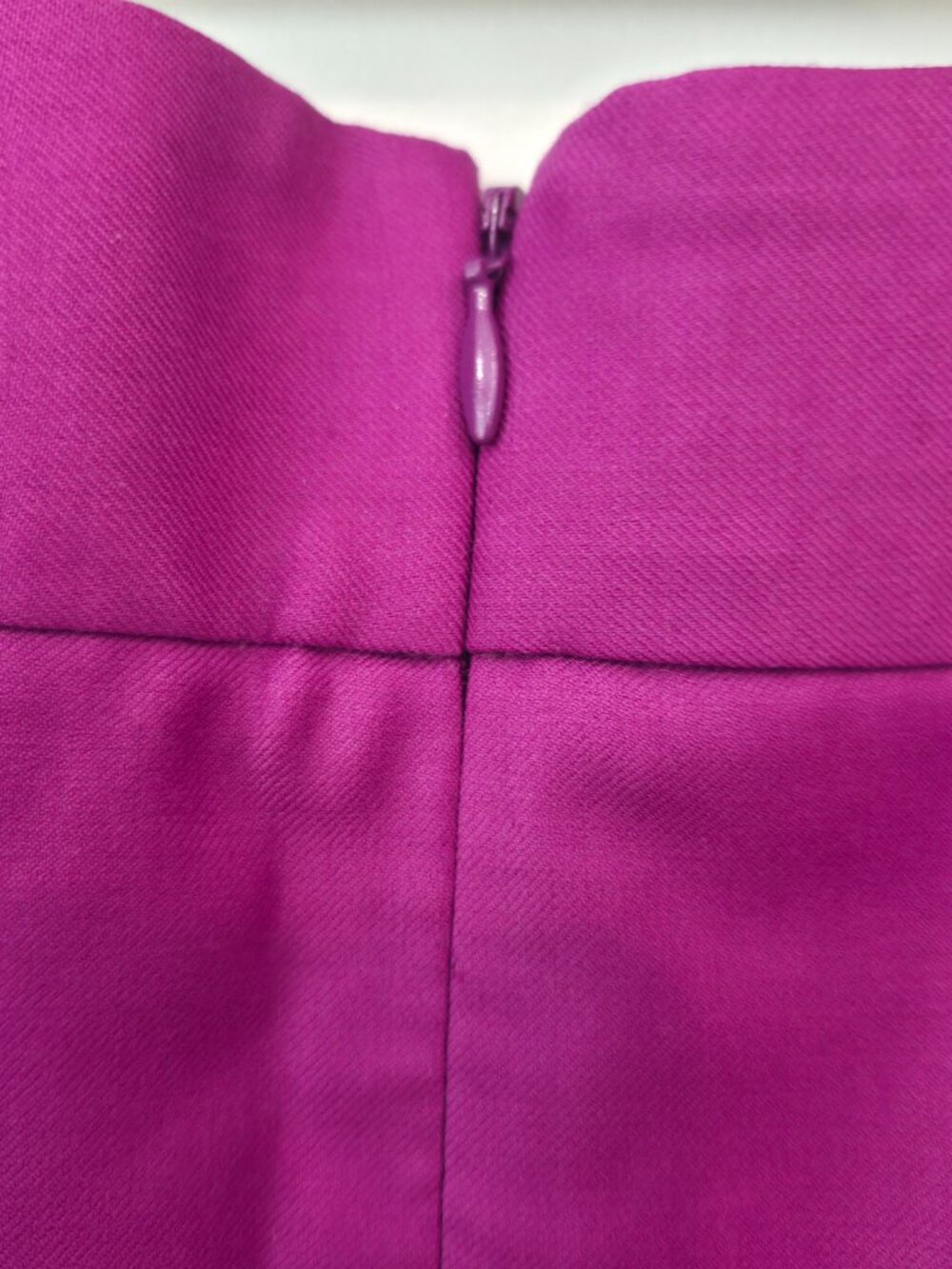 J.Crew Purple Wool Skirt NWT | Size 12 | 100% Wool | Kick Pleat - Picture 3 of 6